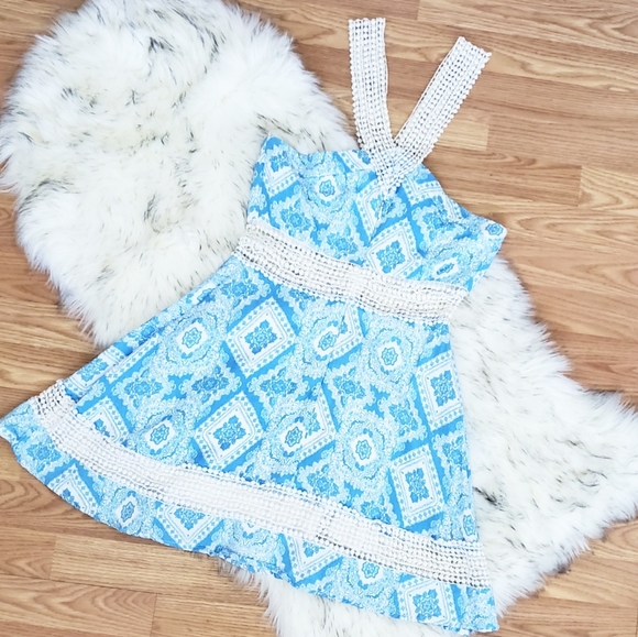 Lucca Couture Blue Mini Dress - Picture 5 of 8